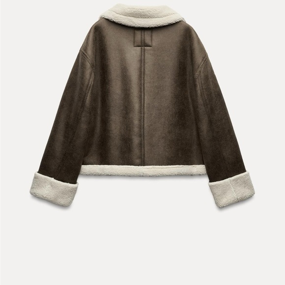 NWT ZARA OVERSIZED DOUBLE FACED JACKET SIZE M 
🚨 FINAL PRICE NO OFFER ACCEPT - Picture 7 of 16
